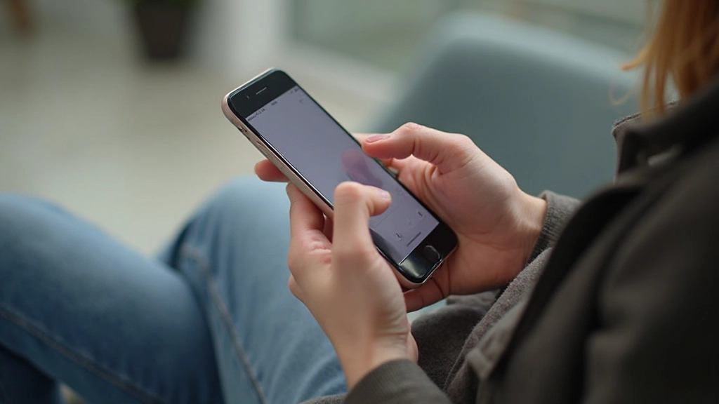 Österreichischer Nutzer interagiert mit mobiler Anwendung Benutzeroberfläche